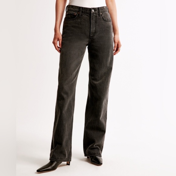 Abercrombie & Fitch The Loose High Rise Grey Jeans -Women’s 29/8XS - Picture 8 of 11